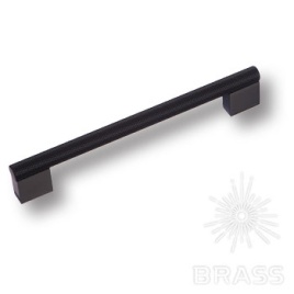 Brass Ручка скоба 8783 0160 AL6-AL6 чёрный 160 мм