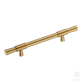 Brass Ручка скоба 2553-011-128 латунь сатинированная латунь 128 мм