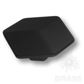 Brass Ручка кнопка 4129 001MP24 чёрный