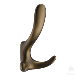 Brass Крючок мебельный трёхрожковый 2045 0078 ABM состаренная латунь