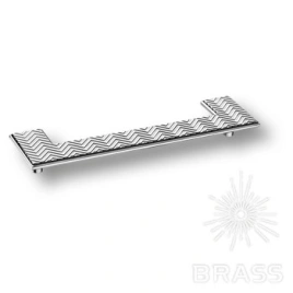 Brass Ручка скоба 1204 192MP02 глянцевый хром 192 мм