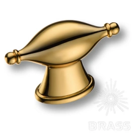 Brass Ручка кнопка 4124 016MP11 глянцевое золото 16 мм