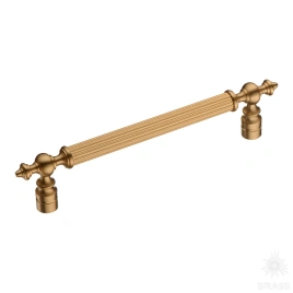 Brass Ручка скоба 25123-007-16-192 латунь сатинированное золото 192 мм