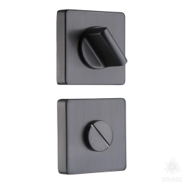 Brass Накладка с поворотной кнопкой RO11W6 BBN ROSET черный матовый никель