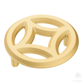 Brass Ручка кнопка 1283 064PC35 матовое золото 64 мм