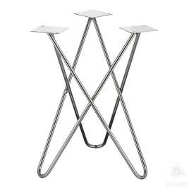 Brass Опора мебельная ESA-300 Chrome глянцевый хром H=400 мм