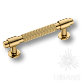 Brass Ручка рейлинг 9380 0096 GL-GL глянцевое золото 96 мм
