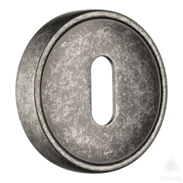 Brass Накладка с овальным отверстием для ключа RO14N OSM ROSET старое серебро