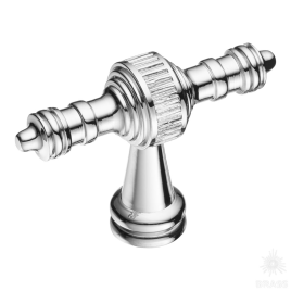 Brass Ручка кнопка 07149-005 глянцевый хром