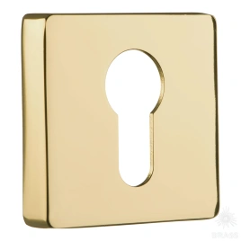 Brass Накладка с цилиндрическим отверстием для ключа RO11Y GL ROSET глянцевое золото