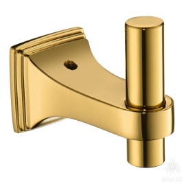 Brass Крючок мебельный 1000 001 GL глянцевое золото