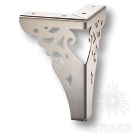 Brass Опора мебельная резная KAX-4626-0150-A04 никель 150 мм