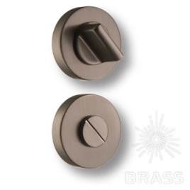 Brass Накладка с поворотной кнопкой RO12W6 чёрный матовый никель