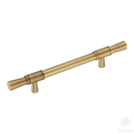 Brass Ручка скоба 2553-013-128 латунь состаренная латунь 128 мм