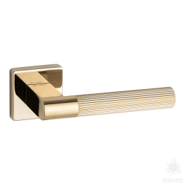 Brass Ручка дверная HA247LRO11 GL LEO-L глянцевое золото