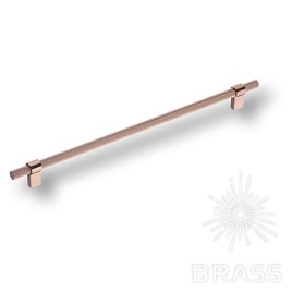 Brass Ручка рейлинг 8774 0320 RS-RS розовое золото 320 мм