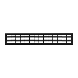 Вентиляционная решетка VG-80480-20, 80*477, черный SETE