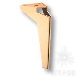 Brass Опора мебельная резная KAX-0422-0175-A09 глянцевое золото 175 мм