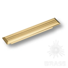 Brass Ручка скоба 9012 0128 GL глянцевое золото 128 мм