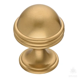Brass Ручка кнопка 29-Champagne Gold матовая латунь