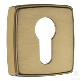 Brass Накладка с цилиндрическим отверстием для ключа RO13Y GB ROSET матовая латунь
