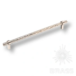 Brass Ручка рейлинг 25235-080-T13-256 глянцевый никель 256 мм