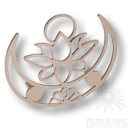Brass Ручка скоба Лунный лотос KKP-1022-B76-Soft кремовый 64 мм