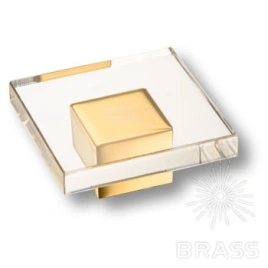 Brass Ручка кнопка эксклюзивная коллекция 15.383.55.19 глянцевое золото