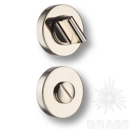 Brass Накладка с поворотной кнопкой RO12W6 PN ROSET глянцевый никель
