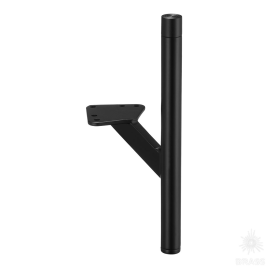 Brass Опора мебельная 2460 140-260 Matt Black матовый черный 140-260 мм