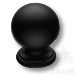 Brass Ручка кнопка 8352-032 черный