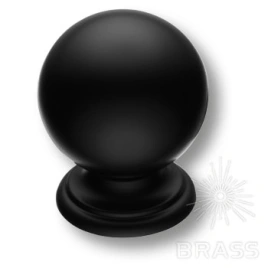 Brass Ручка кнопка 8352-032 черный