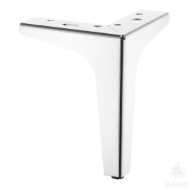 Brass Опора мебельная резная KAX-0046-0176-A01 глянцевый хром 176 мм