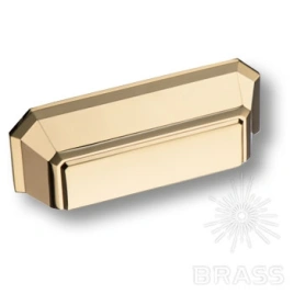 Brass Ручка раковина 1168 064MP11 глянцевое золото 64 мм