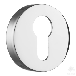 Brass Накладка с цилиндрическим отверстием для ключа RO12Y CR ROSET глянцевый хром