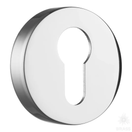 Brass Накладка с цилиндрическим отверстием для ключа RO12Y CR ROSET глянцевый хром