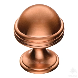 Brass Ручка кнопка 29-Copper медный