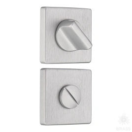 Brass Накладка с поворотной кнопкой RO11W6 ELX10 ROSET брашированный алюминий
