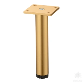 Brass Опора мебельная 1390.140 Gold Varak Miranda матовое золото 140 мм