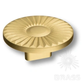 Brass Ручка кнопка 4193 016PC35 матовое золото 16 мм
