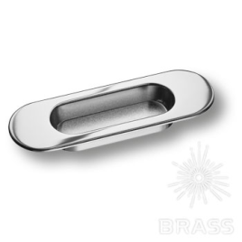 Brass Ручка врезная 3922-400 глянцевый хром