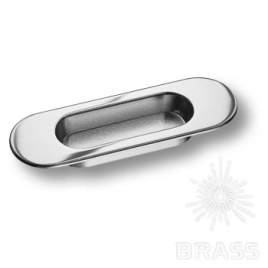 Brass Ручка врезная 3922-400 глянцевый хром