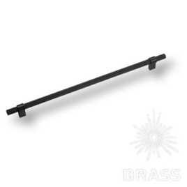 Brass Ручка рейлинг 8774 0320 AL6-AL6 чёрный 320 мм