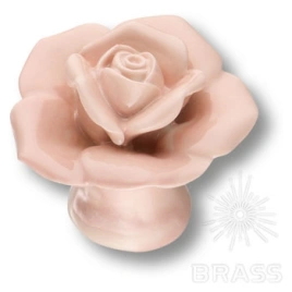 Brass Ручка кнопка 3060-PINK розовый
