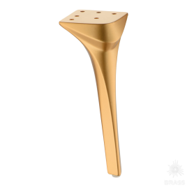 Brass Опора мебельная 3020 210 Gold Varak PANAMA матовое золото 210 мм