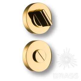 Brass Накладка с поворотной кнопкой RO12W6 GL ROSET глянцевое золото
