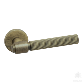 Brass Ручка дверная HA213RO12 ABM AXES-L состаренная латунь