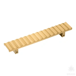 Brass Ручка скоба 2505-011-30x5-224 латунь сатинированная латунь 224 мм