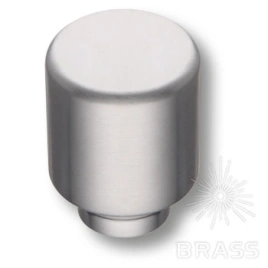 Brass Ручка кнопка 4237 001MP19 сатинированный хром