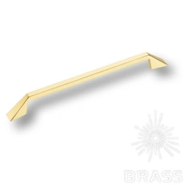 Brass Ручка скоба 6842-100 глянцевое золото 192 мм